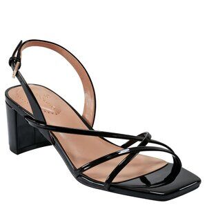 Bandolino Womens Keltie Strappy Block Heel Dress Sandals Black Size 9.5M NIB